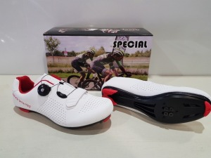 10 X BRAND NEW UPON HIKING CYCLING SHOES IN WHITE SIZE 9