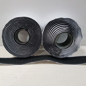 APPROX 450 X PACK OF 2 BRAND NEW HOOK AND LOOP VELCRO TAPE - SELF ADHEASIVE ( 2 CM X 1. 8 M ) - IN 1 BOX