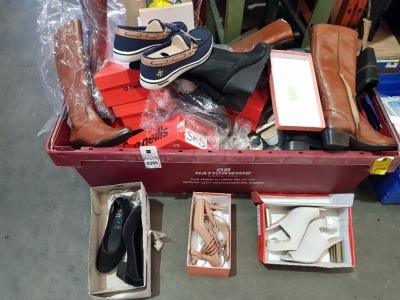 37 X BRAND NEW MIXED SHOE LOT TO INCLUDE SIMI LONDON HIGH HEELS - O'NIELS BOOTS - REDFOOT BOOTS - FRANCO SARTO SANDALS ETC