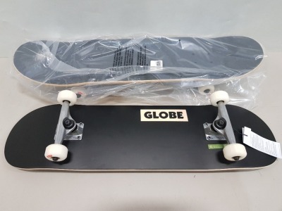 4 X BRAND NEW GLOBE SKATEBOARDS (BLACK) RRP-£89.99 PP