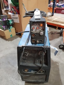 1 X MILLER MIGMATIC 220 MIG WELDER 240 V - 0.8 MM - 10MM WIRE - ( MK431201D) AND 1 X JASIC TIG180SE POWER TIG WELDER 230 V (AA30691) - (PLEASE NOTE SOME ATTACHMENTS MISSING )