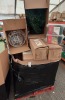 20 PIECE MIXED CHRISTMAS DECORATIONS LOT CONTAINING 3000 LED WARM WHITE COMPACT LIGHTS / CHISTMAS ARTIFICIAL TREE ARCH 2.4 M HEIGHT X 2 M WIDE / CHRISTMAS DOOR SETS / 90 CM ACRYLIC SNOWMAN ETC - ( ALL CUSTOMER RETURNS ) FULL PALLET (LOAD 12 - PALLET 12