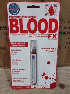 17 X BRAND NEW PREMIUM HOLLYWOOD BLOOD - HYDROPHOBIC - BRIGHT RED - NON DRYING - SAFE AND NON TOXIC - IN 1 BAG