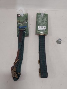 150 X BRAND NEW WAINWRIGHT MEDIUM (35.5 X 51 CM ) LEATHER COLLARS - IN 1 BOX
