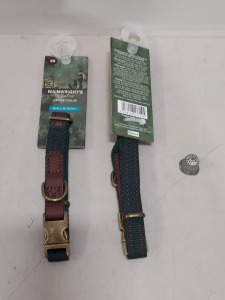 150 X BRAND NEW WAINWRIGHT SMALL (25 X 35.5 CM ) LEATHER COLLARS - IN 1 BOX