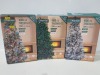 9 X PREMIER 1000 LED TREEBRIGHTS 25M LIT LENGTH - MULTI ACTION - GREEN CABLE - IN VARIOUS LED COLOURS TO INCLUDE / WARM WHITE / MULTI-COLOURED / WHITE ( PLEASE NOTE THIS IS CUSTOMER RETURN )