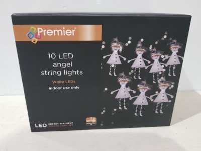 36 X BRAND NEW PREMIER 10 LED ANGEL STRING LIGHTS IN 3 BOXES