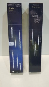 69 X LUMINEO 6 ICICLE 2.5m SNOWING LIGHTS