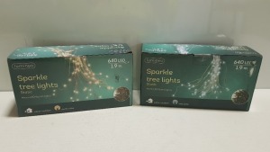 55 X LUMINEO 640 LED 1.9m SPARKLE TREELIGHTS