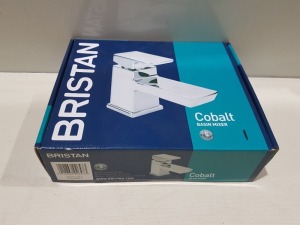 6 X BRAND NEW BRISTAN COBALT BASIN MIXER IN CHROME- INCLUDES ALL FIXINGS ( PRODUCT CODE : COB BAS C )