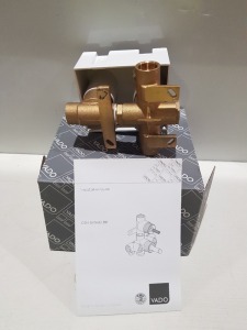 3 X BRAND NEW VADO DX VALVE CONCEALED PART FOR 148 DX THERMO VALVE BV FITTED - IN BRASS FINISH PRODUCT CODE : CON-BV048D-BR )