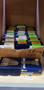 2100 + BRAND NEW MULTI-PURPOSE PASSIVATED WOOD SCREWS ( M50 X 100 MM ) - IN 21 BOXES - IN 1 BOX