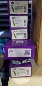 1200 X BRAND NEW FIX247 BROLLYFIX 5 X 45 MM HEAVY DUTY HOLLOW WALL FIXING FOR PLASTER BOARDS - IN 2 BOXES