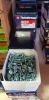 2300 X BRAND NEW JOHN GEORGE TWIN THREAD BZP COUNTERSUNK WOODSCREWS (10 X 1 INCH ) - IN 23 BOXES