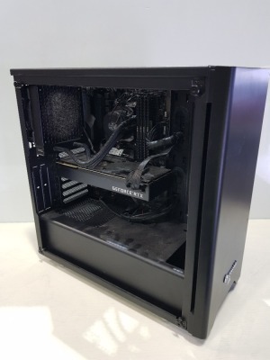 1 X PC SPECIALIST GAMING PC - AMD RYZEN 7-2700X - 512 GB SSD HDD - 32 GB RAM - WINDOWS 11 PRO - GEFORCE RTX 2080 - ( NO SIDE GLASS ) ( BIOS LOCKED ) - NO POWER LEAD