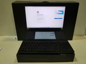 1 X ASUS ROG ZEPHYRUS DUO - I5 SE - GX55IQ5 GAMING LAPTOP - DUAL SCREEN - AMD YZEN 9-5900HX - DUAL SCREEN - 1TB SSD HDD - 32 GB RAM - WINDOWS 11 - NVIDIA GEFORCE RTX 3080 - RRP £3500.00 WITH CHARGER AND BOX