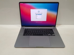 1 X APPLE MACBOOK PRO (A2141) - 1 TB SSD HDD - 16 GB RAM FULLY WIPED - O/S INTACT - NO BOX - NO CHARGER