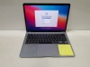 1 X APPLE MACBOOK AIR (A2337) - 256GB SSD HDD - 8GB RAM - NO CHARGER NO BOX FULLY WIPED - O/S INTACT