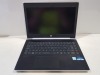1 X HP PROBOOK 430 G5 / INTEL CORE I7 -8550 U / 512 GB SSD HDD / 16 GB RAM / WINDOWS 11 PRO - NO BOX - NO CHARGER - IN SILVER ( FULLY WIPED - O/S INTACT )