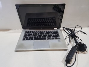 1 X DELL INPIRON 7348 - 2 IN 1 LAPTOP / TABLET TOUCHSCREEN - INTEL CORE I7-5500U - 500GB HDD - 8GB RAM - WINDOWS 10 PRO - WITH CARGER FULLY WIPED - O/S INTACT