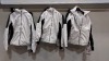 3X BRAND NEW NEVICA MERIBEL SKI JACKETS IN WHITE AND BLACK SIZES UK - 10 - 12 -16 TOTAL RRP£389.97