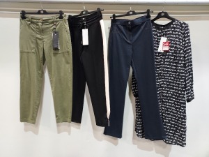 10 PIECE MIXED BRAND NEW RIANI CLOTHING LOT CONTAINING JEANS, CHINOS, JACKET, AND DRESS ALL IN MIXED SIZES