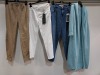 10 PIECE MIXED BRAND NEW RIANI CLOTHING LOT CONTAINING PANTS, JACKET, KNITTED LONG CARDIGAN AND KNITTED JUMPERS/BLOUSES IN MIXED SIZES