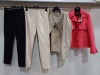 10 PIECE MIXED BRAND NEW RIANI CLOTHING LOT CONTAINING JEANS, JACKETS, PUFFER JACKET, PANTS, LEATHER STYLE VEST AND BLOUSE IN MIXED SIZES