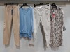 10 PIECE MIXED BRAND NEW RIANI CLOTHING LOT CONTAINING PANTS IN VARIOUS STYLES, SHIRT, KNITTED JUMPER AND BLOUSES IN MIXED SIZES