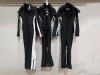 3 X BRAND NEW JACK WILLS SKI SUITS - 3X BLACK AND WHITE UK 10-14 RRP-£357.00