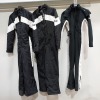 3 X BRAND NEW JACK WILLS SKI SUITS - 3X BLACK AND WHITE UK 10-12 RRP-£357.00