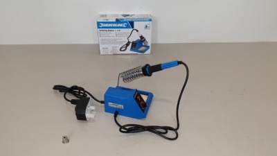 10 X BRAND NEW SILVERLINE SOLDERING STATIONS 5-48W (PROD CODE 245090) - RRP £31.34 EACH (EXC VAT) IN 1 CARTON