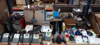 7 PIECE MIXED LOT CONTAINING 3 X FSP (MODEL : EP1500) BATTERY BACK UPS / 1 X HP LASER JET PRO 200 COLOUR ( M251NW) / 1 X BREVILLE KETTLE / 1 X COOKWORKS TOASTER / 1 X DAEWOO 800W MICROWAVE