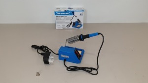 10 X BRAND NEW SILVERLINE SOLDERING STATIONS 5-48W (PROD CODE 245090) - RRP £31.34 EACH (EXC VAT) IN 1 CARTON