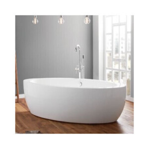 1 X BRAND NEW APRIL HALTON FREESTANDING OVAL SHAPED BATH - OUT OF BOX ( CODE : 74001-1800B) ( SIZE 1850(W) X 910(D) X 580(H) MM