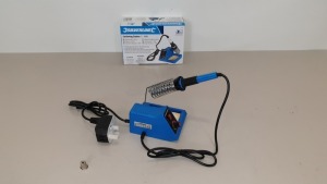 10 X BRAND NEW SILVERLINE SOLDERING STATIONS 5-48W (PROD CODE 245090) - RRP £31.34 EACH (EXC VAT) IN 1 CARTON