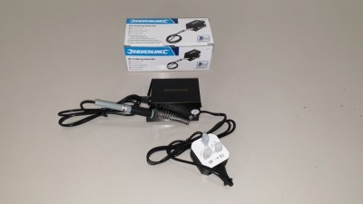 20 X BRAND NEW SILVERLINE MINI SOLDERING STATIONS 8W (PROD CODE 882283) - RRP £19.26 EACH (EXC VAT) IN 1 CARTON