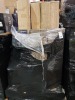 15+ PIECE MIXED CHRISTMAS LOT CONTAINING PRE-LIT WHITE SPRUCE XMES TREE 6FT , FIBRE-OPTIC TREE 1.5M , SNOW FIR XMES TREE 7FT , FROSTED SPRUCE XMES TREE , ETC ON A PALLET (NOTE CUSTOMER RETURNS)