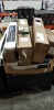 40+ PIECE MIXED CHRISTMAS LOT CONTAINING 2,1M FIBRE-OPTIC TREE , 1.2M BROWN FLOCKED WILLOW THREE 450 LEDS, PRE-LIT MONLITT FIR XMAS TREE , 100 LEDS TIMELIGHTS 10M LIT LENGTH , MICRO STARBURST 200 LEDS ETC ON A PALLET (NOTE CUSTOMER RETURNS)