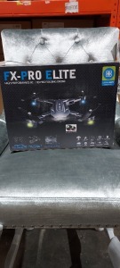 7 X FX-PRO ELITE HIGH PERFORMANCE RC - HD PRO FOLDING DRONES - DUAL CAMERA EDITION - PLEASE NOTE CUSTOMER RETURNS