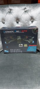 12 X MIXED DRONE LOT TO INCLUDE - 4X ULTMATE PRO HIGH PERFORMANCE RC - HD PRO FOLDING DRONES - HD PRO CAMERAS - 8X ULTIMATE PRO GPS HIGH PERFORMANCE RC - FULL HD FOLIDING DRONES HD CAMERAS - PLEASE NOTE CUSTOMER RETURNS