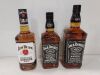12 PIECE BRAND NEW MIXED ALCOHOL LOT CONTAINING 6 X 1L JACK DANIELS WHISKEY - 5 X 70CL JACK DANIELS WHISKEY - 1 X 70CL JIM BEAM WHISKEY