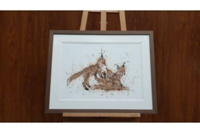 AAMINAH SNOWDON SCHOOLS OUT SIGNED LIMITED EDITION GICLEE 65 X 84CM RRP £295