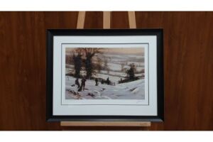 JOHN TRICKETT SIGNED LIMITED EDITION PHOTO LITHOGRAPH NUMBER 164 OF 850 75 X 60CM RRP £300