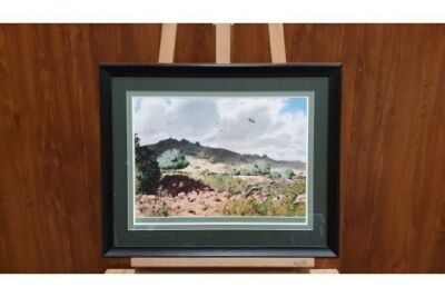 ARTIST UNKNOWN GROUSE SHOOTING PICTURE LIMITED EDITON PHOTO LITHOGRAPH 60 X 74 RRP £200