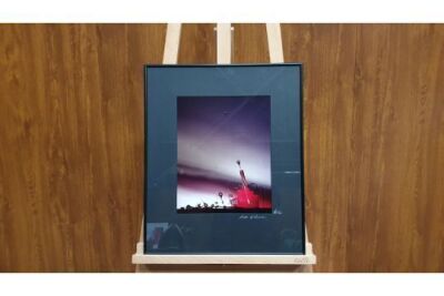 LIQUID ART FATHER OF INVENTION CIBACHROM PHOTOGRAPH 51 X 60CM RRP £395