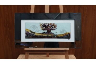 ELLA ROSINKRANS HAND BLOWN FUSED GLASS 46 X 85CM RRP £995