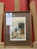 G.W BIRKS PENCIL SIGNED PRINT COLD COLOURED FRAME H 29.5CM X W 22CM INC MOUNT & FRAME EDITION SIZE 97/375