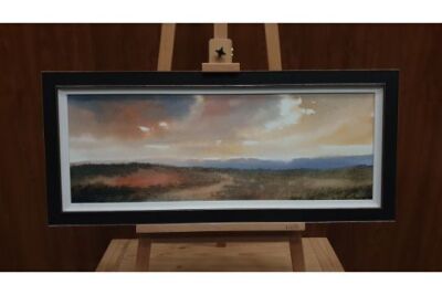 MICHAEL HOWLEY SIGNED CANVAS PRINTS COLOURS OF AUTUMN LIMITED EDITION H 51CM X W 117CM INC MOUNT & FRAME EDITION 1/95 RRP £325