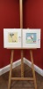 3 X VARIOUS PRINTS TO INCLUDE TEA CUP SIGNED BY SAM TOFT H 17.5CM X W 17.5CM INC MOUNT EDITION 81/295 RRP £60 BUTCH THE DOG SIGNED ANNA HYMAS H 20CM X W 20CM EDITION 16/195 RRP £55 SIGNED PRINT BY J. LAMB H 51CM X W 51CM INC MOUNT EDITION 171/750 RRP £ - 2